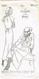 New York 1275: 1930s Uncut Misses Street Dress Sz 36 Bust Vintage Sewing Pattern