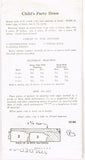 1930s Vintage New York Sewing Pattern 1296 Cute Uncut Toddler Girls Dress Size 6