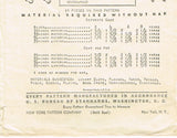 New York 1326: 1940s Uncut Baby Girls Coat & Hat Sz 2 Vintage Sewing Pattern