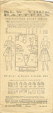 New York 1502: 1940s Cute WWII Misses Pinafore Apron 34B Vintage Sewing Pattern