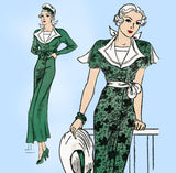 New York 1535: 1930s Uncut Misses Sailor Dress Size 36 B Vintage Sewing Pattern