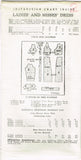 New York 1540: 1930s Uncut Misses Street Dress Size 34 B Vintage Sewing Pattern
