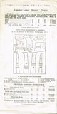 New York 1563: 1930s Uncut Misses Dress and Jacket Sz 36B Vintage Sewing Pattern