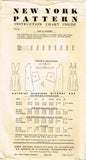 New York 1573: 1940s Uncut Misses Slip & Panties Sz 38 B Vintage Sewing Pattern