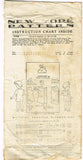 1940s Vintage New York Sewing Pattern 1792 Baby Boy or Girls Romper Sz 6 months