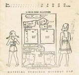New York 1873: 1940s Toddler Girls Playsuit & Sun Dress Sz 6 Vintage Sewing Pattern