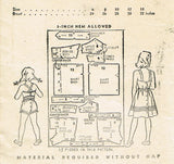 New York 1873: 1940s Toddler Girls Playsuit & Sun Dress Sz 6 Vintage Sewing Pattern