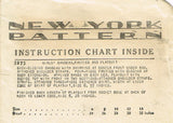 New York 1873: 1940s Toddler Girls Playsuit & Sun Dress Sz 6 Vintage Sewing Pattern