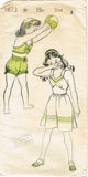 New York 1873: 1940s Toddler Girls Playsuit & Sun Dress Sz 6 Vintage Sewing Pattern - Vintage4me2