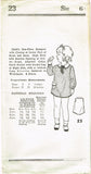 1930s Vintage New York Sewing Pattern 23 Darlin Uncut Easy Toddler Romper