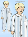 1930s Vintage New York Sewing Pattern 250 Uncut Toddlers Pajamas Size 4