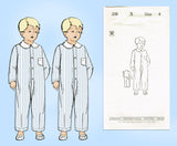 1930s Vintage New York Sewing Pattern 250 Uncut Toddlers Pajamas Size 4