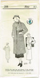 New York 255: 1930s Uncut Misses Swagger Coat Size 31 B Vintage Sewing Pattern