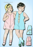 1930s Vintage New York Sewing Pattern 27 Uncut Boys or Girls Combination Size 2