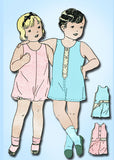 1930s Vintage New York Sewing Pattern 27 Uncut Boys or Girls Combination Size 2