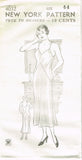 New York 4032: 1930s Rare Uncut Misses Slip Size 44 Bust Vintage Sewing Pattern