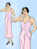 New York 4032: 1930s Rare Uncut Misses Slip Size 44 Bust Vintage Sewing Pattern