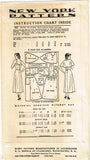 1940s Vintage New York Sewing Pattern 406 Uncut Misses Sun Dress & Capelet 32B