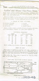 New York 414: 1930s Uncut Misses Slender Coat Sz 34 B Vintage Sewing Pattern