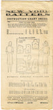 1940s Vintage New York Sewing Pattern 563 Misses WWII Street Dress Size 12 30B