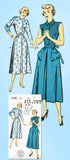 1950s Vintage New York Sewing Pattern 640 Uncut Misses Skirt & Blouse Size 35 B