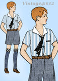 1930s Vintage New York Sewing Pattern 737 Uncut Toddler Boy's Suit Size 2