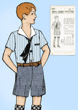 1930s Vintage New York Sewing Pattern 737 Uncut Toddler Boy's Suit Size 2