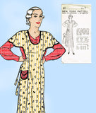New York 87: 1930s Uncut Misses Full Cover Apron Sz Sm Vintage Sewing Pattern