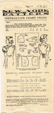 1940s Vintage New York Sewing Pattern 927 Charming Little Girls Blouse Size 8