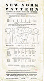New York 969: 1950s Misses Uncut Scalloped Dress Sz 31 B Vintage Sewing Pattern - Vintage4me2