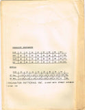 1940s Very Rare Originator Designer Pattern 219 Uncut Misses Western Dress 30B - Vintage4me2