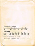 1940s Very Rare Originator Designer Pattern 276 Misses' Dress w Banded Trim 30B - Vintage4me2