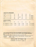 1940s Very Rare Originator Designer Pattern 323 FF Misses Dress Tucked Yoke 30B - Vintage4me2
