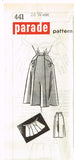 1950s Vintage Parade Magazine Sewing Pattern 441 Uncut Misses Wrap Skirt Sz 28 W