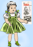 1960s Vintage Parade Mail Order Sewing Pattern 452 Uncut 18in Little Girl Doll Clothes Set