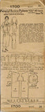 1920s Vintage Pictorial Review Sewing Pattern 1700 FF Misses Edwardian Dress 38B - Vintage4me2