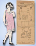 1920s Pictorial Review Sewing Pattern 1723 Uncut Girls Combination Drawers Sz 12 - Vintage4me2