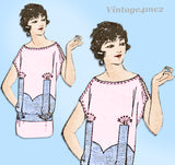 Pictorial Review 1993: 1920s Stunning Misses Blouse 34 B Vintage Sewing Pattern
