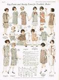 1920s Original Vintage Pictorial Review Pattern 2629 Toddlers Bubble Romper Sz 2