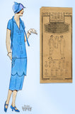 1920s Vintage Pictorial Review Sewing Pattern 2672 Misses Flapper Dress Sz 38 B