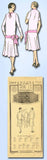 1920s Vintage Pictorial Review Sewing Pattern 2869 Misses Flapper Party Dress 36 - Vintage4me2