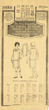1920s Vintage Pictorial Review 3058 Girls Early Flapper Dress Size 12 30 Bust - Vintage4me2