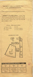 1920s Original Vintage Pictorial Review Pattern 3722 Misses Flapper Apron Sz 40B