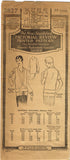 1920s Original Vintage Pictorial Review Pattern 3827 Misses Flapper Blouse Sz 36B