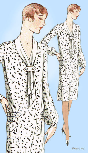 Pictorial Review 3878: 1920s Plus Size Flapper Dress 44 B Vintage Sewi   Vintage4me2