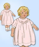 1910s Original Vintage Pictorial Review Sewing Pattern 4059 Baby Dress Sz 6 mos