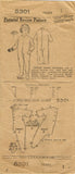 Pictorial Review 5301: 1910s Toddler Boys Night Drawers Sz 1 Vintage Sewing Pattern