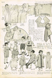 1910s Original Vintage Pictorial Review Pattern 6286 WWI Toddler Boys Suit Sz 6
