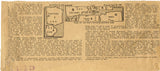 1910s Original Vintage Pictorial Review Pattern 6800 Girls Edwardian Dress Sz 6