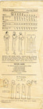 1930s Original Vintage Pictorial Review Pattern 7215 Misses Beginner Dress 34 B